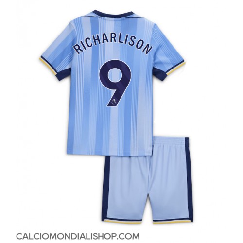 Maglie da calcio Tottenham Hotspur Richarlison #9 Seconda Maglia Bambino 2024-25 Manica Corta (+ Pantaloni corti)